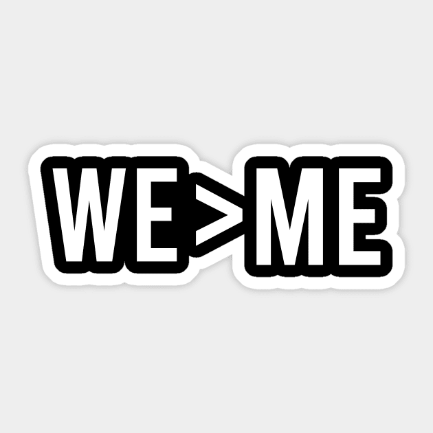 we me Sticker by Saytee1